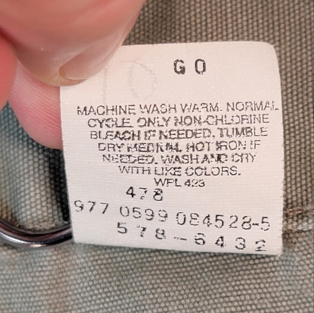 Levi's Extra Wide Leg Army Green Military Workwear Streetwear Vibes Pants 36x32 - Picture 11 of 16